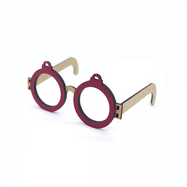 Lentes temáticos de madera mdf personalizados