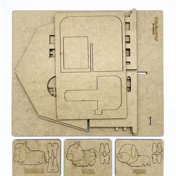 Plantilla para armar los personajes de la granja