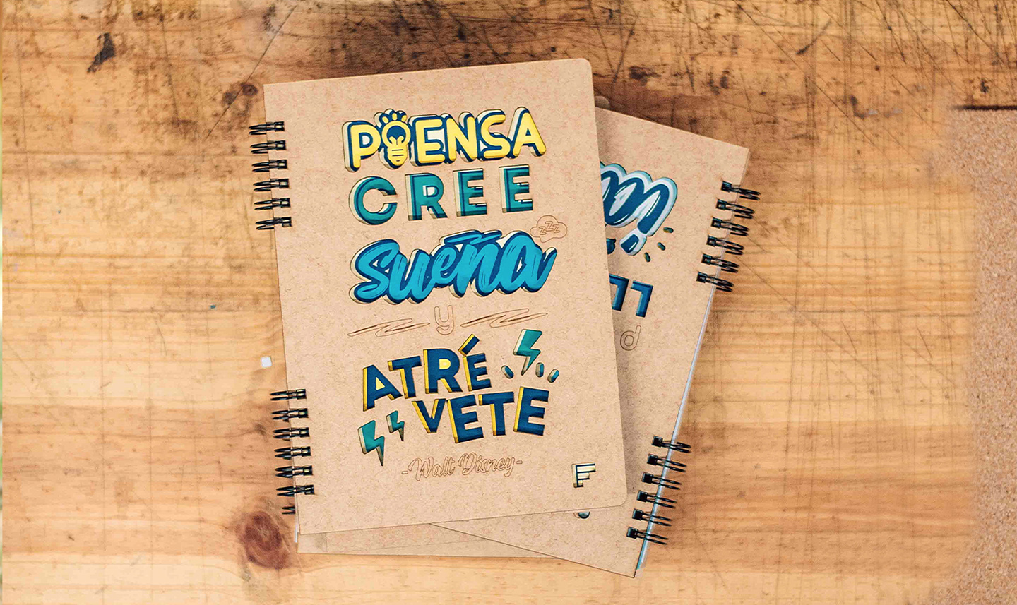 Libreta de mdf personalizada